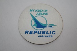 REPUBLIC AIRLINES Vintage Baggage Label  Sticker A59 - £7.84 GBP