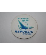 REPUBLIC AIRLINES Vintage Baggage Label  Sticker A59 - $10.00