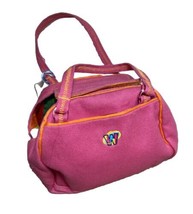 Ganz Webkinz Pink Canvas Pet Carrier with Handles Hook and Loop Latch - $5.31