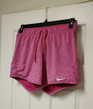 Nike Dry-Fit Women&#39;s Size Small Activewear Fuchsia Drawstring Shorts - £11.55 GBP