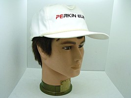 Vintage Perkin Elmer Adjustable Clip Back Baseball Cap Nissin Unisex Adu... - £11.43 GBP