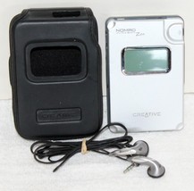 Creative Nomad Jukebox Zen Portable MP3 Player Case Sony Earbuds Bundle Untested - $49.99