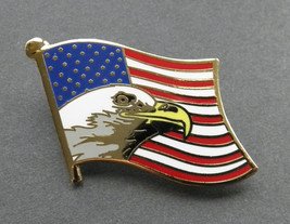 Usa Flag American Eagle Lapel Pin Badge 1.5 Inches - £4.50 GBP