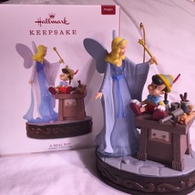 Hallmark 2018 Disney Pinocchio A Real Boy Light &amp; Sound Ornament NEEDS BATTERIES - £31.28 GBP
