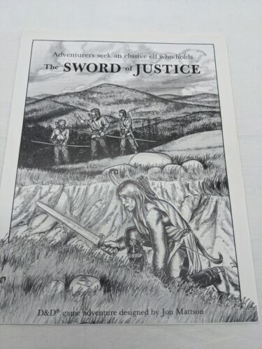 TSR Into The Sword Of Justice AD&D Dragon Magazine Adventure Module Dec 1984 - $24.05