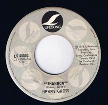 Henry Gross Shannon 45 rpm Pokey Lifesong Canadian Pressing - £3.87 GBP