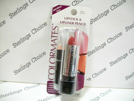 Colormates Lipstick and Lip Liner Pencil #62612 Red Red - $8.90