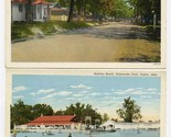 Bathing Beach &amp; Main Drive Edgewater Park Postcards Celina Ohio  - $15.86