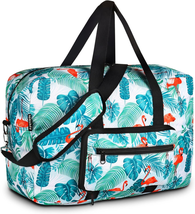 Weekender Carry on Bag Travel Duffle Medium Overnight for Women (Flamingo) - £25.22 GBP