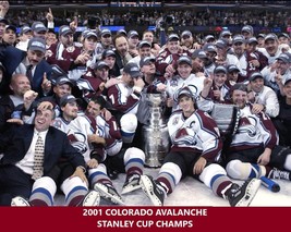 2001 COLORADO AVALANCHE 8X10 TEAM PHOTO HOCKEY PICTURE NHL STANLEY CUP C... - $5.93