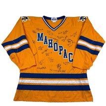 Mahopac Hockey Jersey Team Signed New York  School #5 Athletic Knit Canada XL - £30.54 GBP