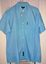 Genuine Vintage MIE Ben Sherman Shirt 3/L Blue Slimfit Mod Skinhead Lonsdale - £23.62 GBP