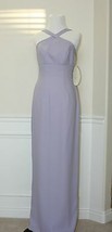 Watters &amp; Watters Lavender Crepe Formal Dress Size 2(XS) Prom or Bridesm... - $29.69
