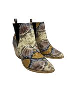 Arider Girl Snakeskin Faux Leather Western Eras Tour Ankle Boots Womens ... - €28,98 EUR