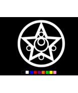 SAILOR MOON STAR LUNA SYMBOL Vinyl Laptop Car Window Decal CHOOSE SIZE C... - $3.33+