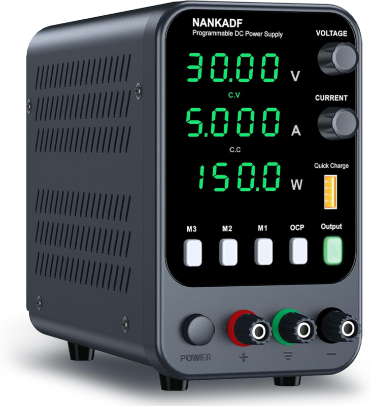 DC Power Supply, Bench Power Supply with Memory Storage &amp; Recall，Variabl... - $151.98