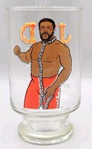 VINTAGE 1985 WWF &quot;Junkyard Dog&quot; 32 oz Drinking Tumbler Glass/Mug - $32.71