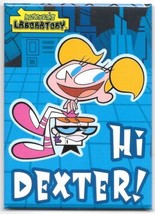 Dexter&#39;s Laboratory Animated Series Dee Dee Hi Dexter! Refrigerator Magn... - £3.16 GBP