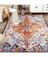 Vintage Bohemian 5x7 Area Rug | Washable - $1,142.18 MXN