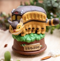 RARE - Original Ghibli Studio - My Neighbor Totoro - Catbus Music Box/Stand/Repl - £153.84 GBP