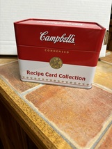 Campbell&#39;s Soup Recipe Card Collection Recipe Box 2019 New - $15.99