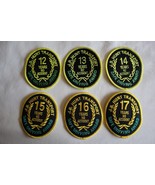 Lot of 6 New JB Hunt 12 -17 yrs Safe Driving Award Patch 3.5x3&quot; No Accident - £30.92 GBP