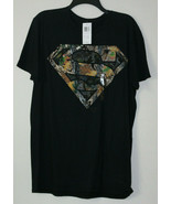 Superman Camouflage Logo Shirt- Men&#39;s Large- NEW - £11.63 GBP