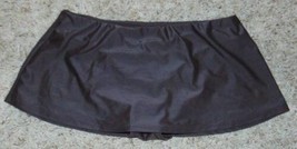 Womens Swim Skirt Apt 9 Brown Swimsuit Attached Bikini Brief Bottoms-sz 12 - £15.56 GBP