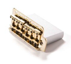 Genuine Fender Vintage Style Strat Bridge Assembly, 6 Point Gold 005-327... - £36.62 GBP