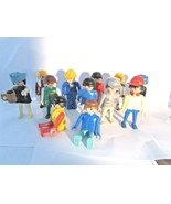 VINTAGE PLAYMOBIL GEOBRA 12 ASSORTED TOY FIGURES POSEABLE 1974-1992  L17 - $4.55