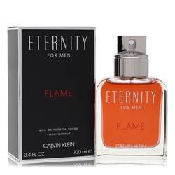 Eternity Flame Cologne by Calvin Klein, Leathery with accords of fruits and ambe - $31.55