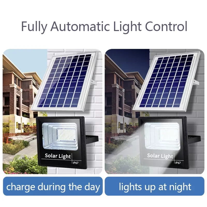 Solar Spotlights Flood Light Led Waterproof Remote Control Garden House Street W - £232.54 GBP