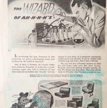 1944 Firestone Foamex Foam Advertisement Wizard Of Oz WW2 Era Furniture ... - $34.99