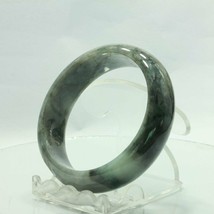 Jade Bangle Burmese Jadeite Comfort Cut Natural Stone Bracelet 6.8 inch ... - £40.12 GBP