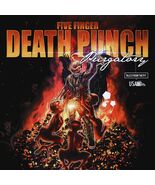 FIVE FINGER DEATH PUNCH Purgatory BANNER 2x2 Ft Fabric Poster Tapestry F... - $22.00