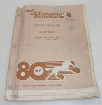 1980 Johnson Outboard Parts Catalog Electric Outboards Models - $16.98