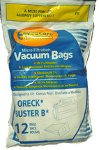 Oreck Buster B Hand Held Vacuum Cleaner Bags 12 pk - £8.61 GBP