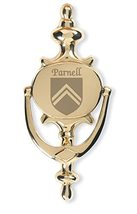 Parnell Irish Coat of Arms Brass Door Knocker - $48.00
