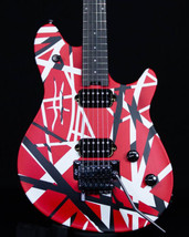 EVH  Wolfgang Special Striped Series, Ebony FB, Red, Black, and White - £1,249.68 GBP