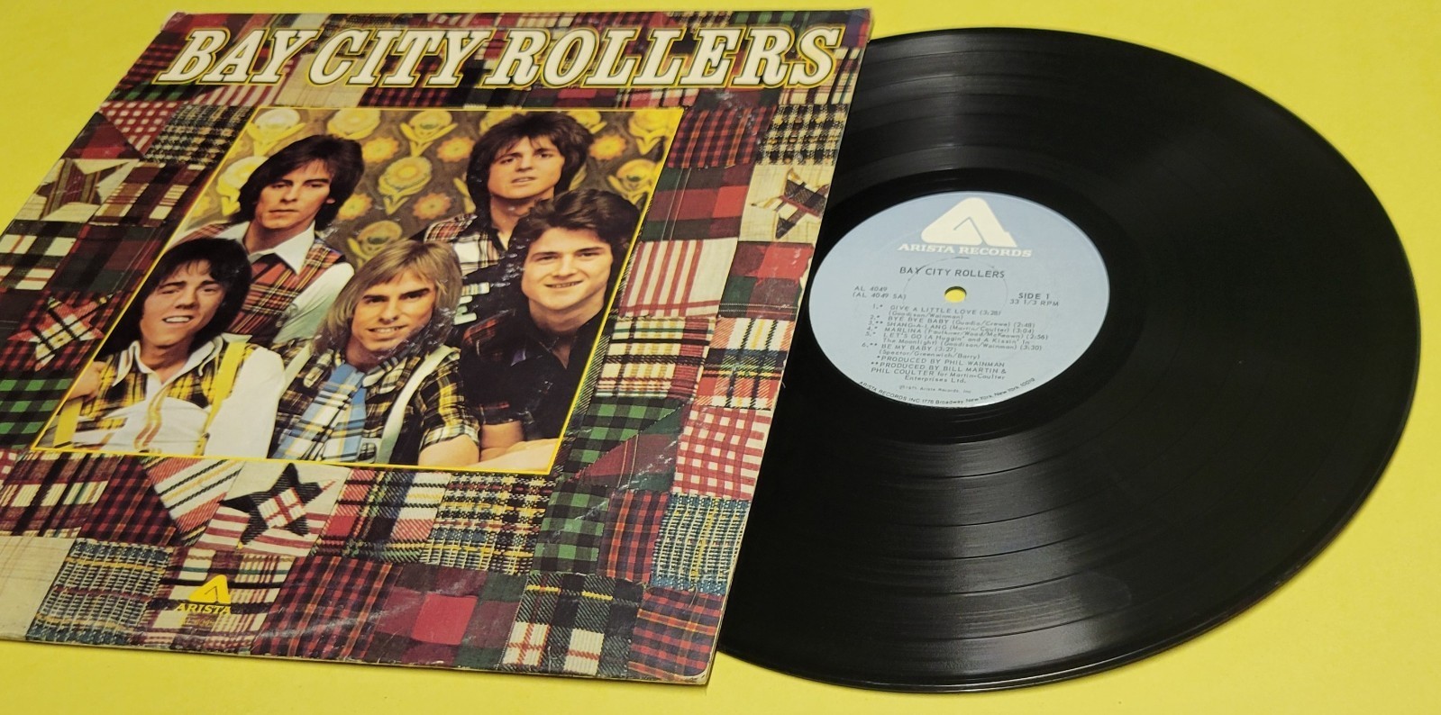 Bay City Rollers - 1975 Arista Records - 12" Vinyl Record Item image 2