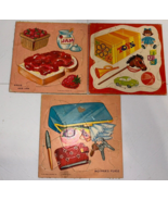 Lot of 3 Vintage 1973 James &amp; Jonathan Lowe Cardboard Frame Tray Puzzles - €21,31 EUR