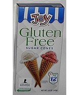 Gluten Free Sugar Cones Rolled Style for Ice Cream 1-12 Count 5-Oz 142g Box - £7.14 GBP