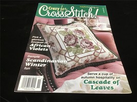 Crazy For Cross Stitch! Magazine Nov 2000 African Violets, Scandinavian Winter - £9.74 GBP