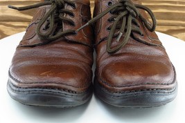 Nunn Bush Shoes Sz 9.5 M Brown Derby Oxfords Leather Men 84218200 - £31.28 GBP