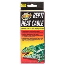 Zoo Med Repti Heat Cable for Reptile Terrariums - 25 watt - £23.08 GBP