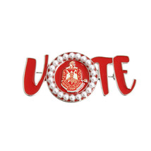 DST Brooch Delta Sigma Vote Sorority Pin for Women - $697.71 MXN