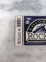 Colorado Rockies Bumper Sticker Vinyl Decal, Wincraft Licensed, Made in U.S.A. - £5.43 GBP