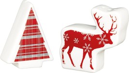 KitchenCraft &quot;We Love Christmas&quot; Novelty Salt and Pepper Shakers - £9.14 GBP