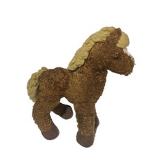 Douglas The Cuddle Toy Brown Standing Horse Plush Stuffed Animal Toy 10” Tall - £8.44 GBP