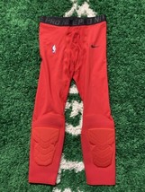 Nike Pro Hyperstrong Padded Compression Pants 3/4 Red AA0755-657 Men’s Size XL-T - $44.95